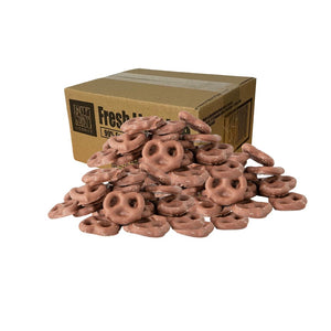 Milk Choc Coated Pretzels - 800g Bulk Box