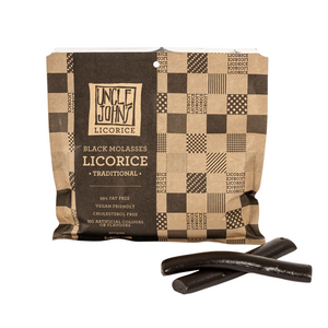 Plain Molasses Licorice - 300g Bag